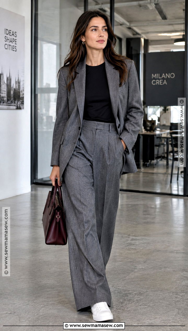 Italian Fall Gray Suit Outfit - 25 italian fall outfits