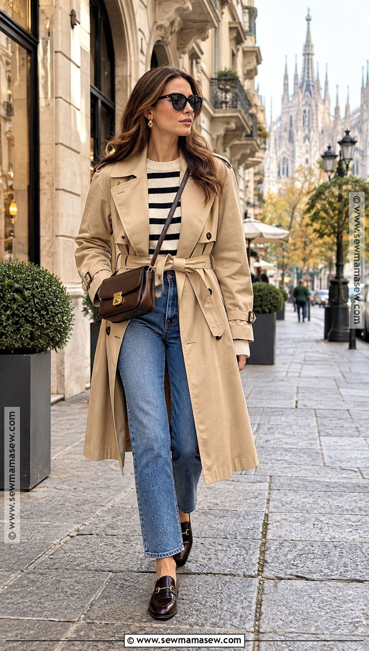 Italian Fall Trench Coat Outfit - 25 italian fall outfits