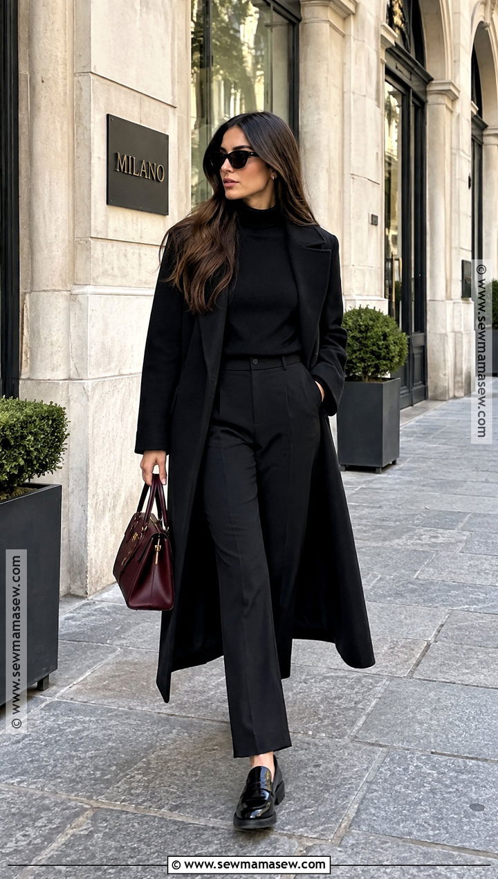 Italy Fall All Black Outfit - 25 italy outfits fall