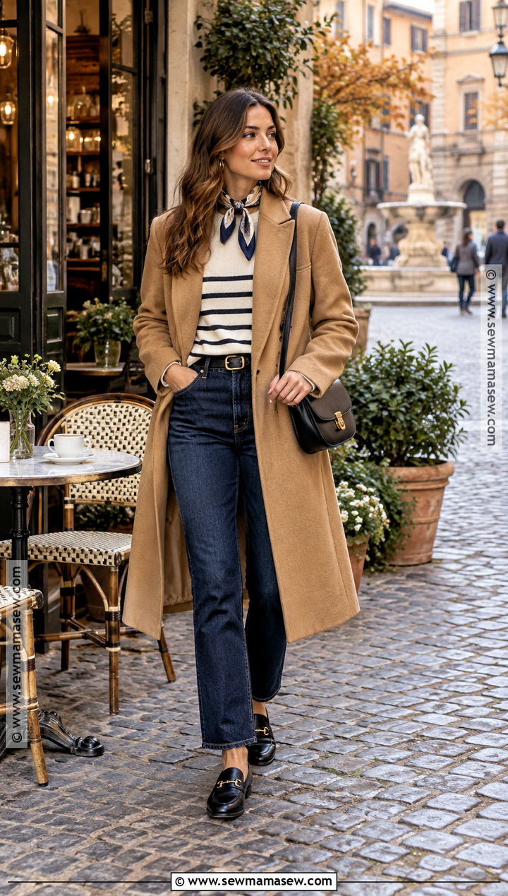Italy Fall Striped Sweater Outfit - 20 Italy Outfits Fall for Women