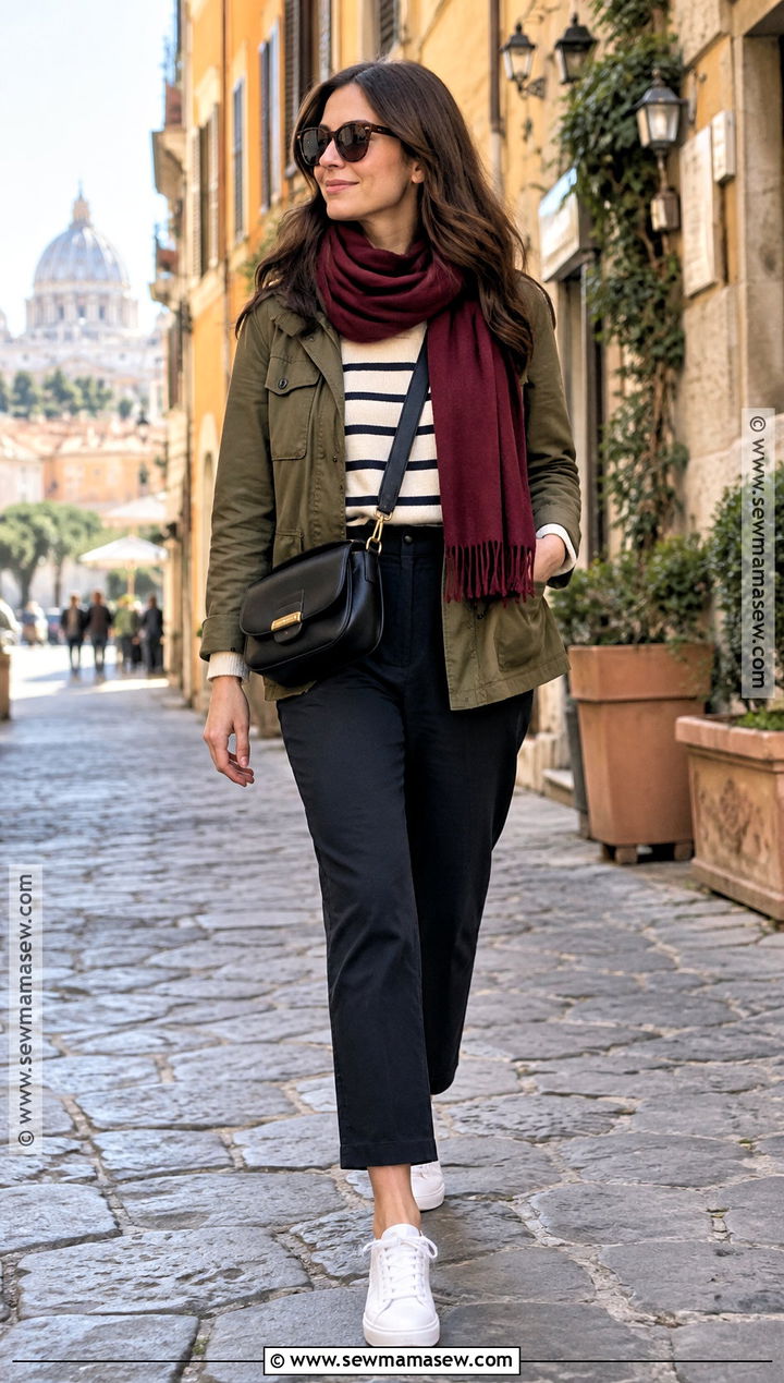 Italy Fall Utility Jacket Outfit - 20 Fall Outfits Italy