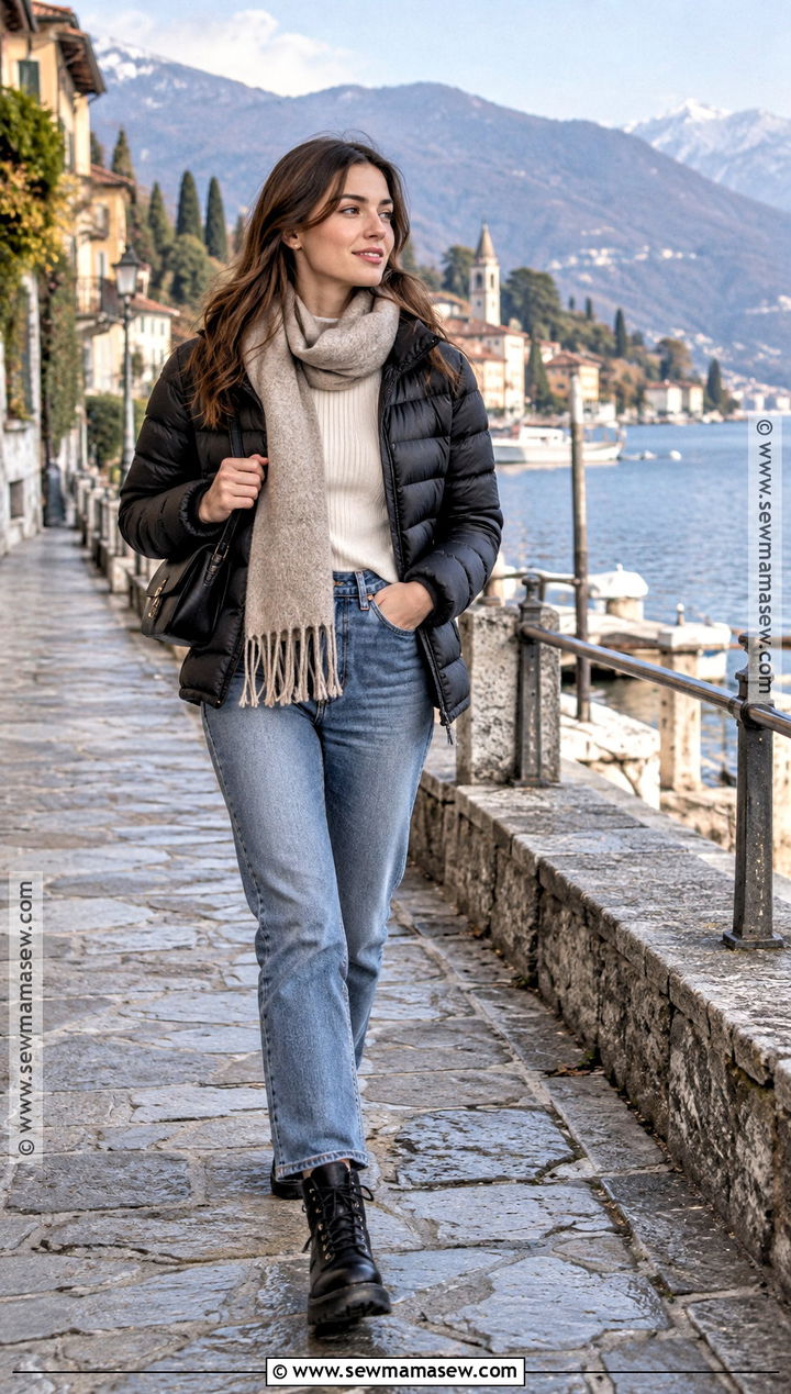 Italy November Puffer Jacket Outfit - 20 Italy November Outfits