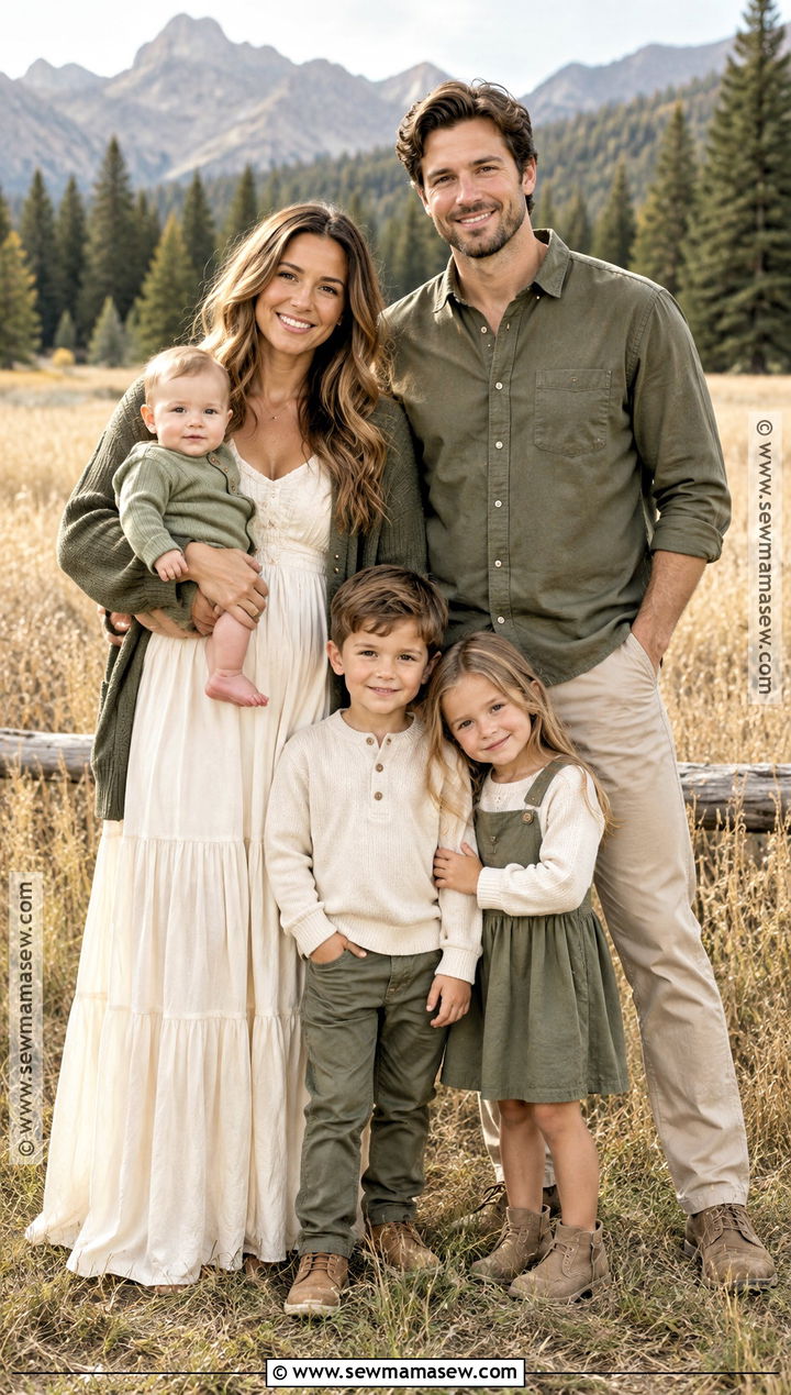 Ivory And Olive Family Fall Picture Outfit - 15 family fall pictures outfits neutral