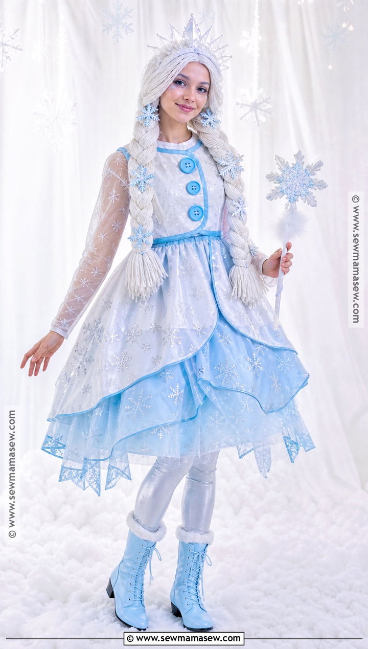 Ivory Ice Crystals Costume - 35 lalaloopsy costume ideas