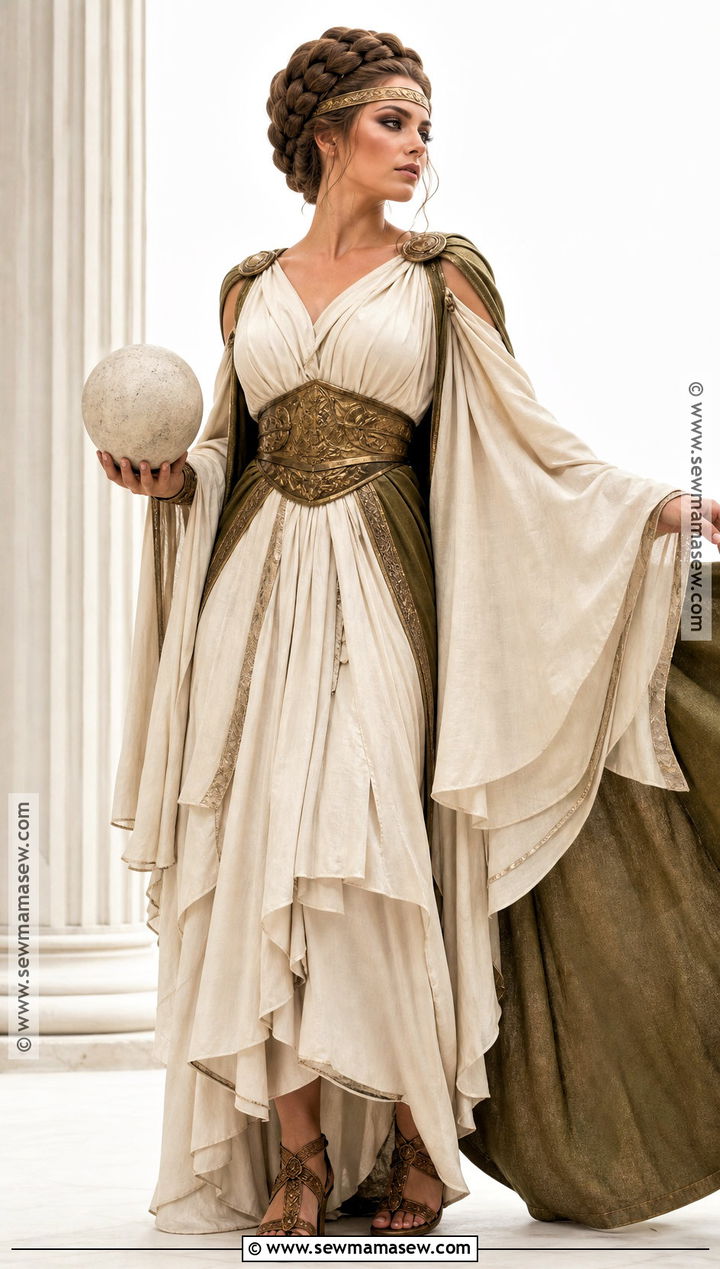 Ivory Rhea Titan Costume - 40 greek goddess halloween costume ideas