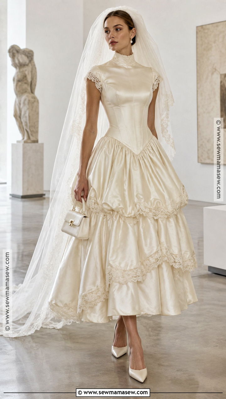 Ivory Satin Fall 1993 Valentino Wedding Dress - 15 Fall 1993 Valentino Wedding Dress Ideas