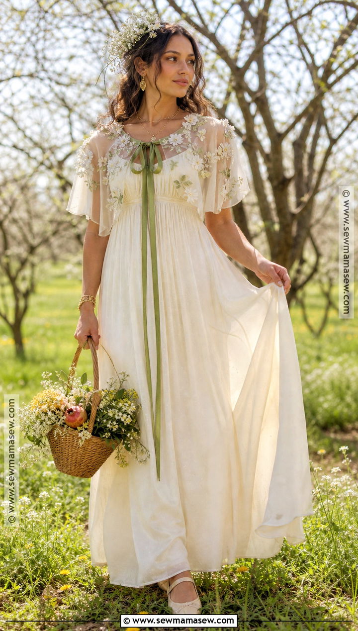 Ivory Spring Maiden Persephone Costume - 40 Persephone Costume Ideas
