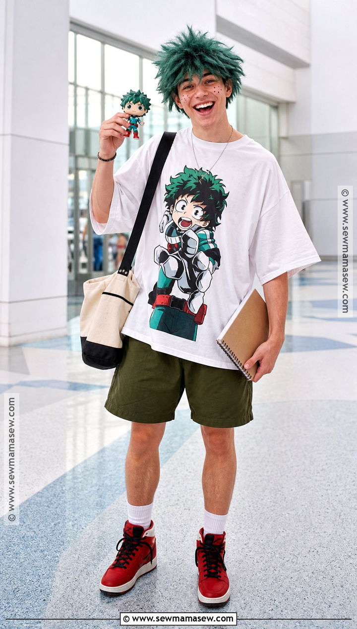 Izuku Midoriya Fanboy T Shirt Cosplay - 30 Izuku Midoriya Cosplay Ideas