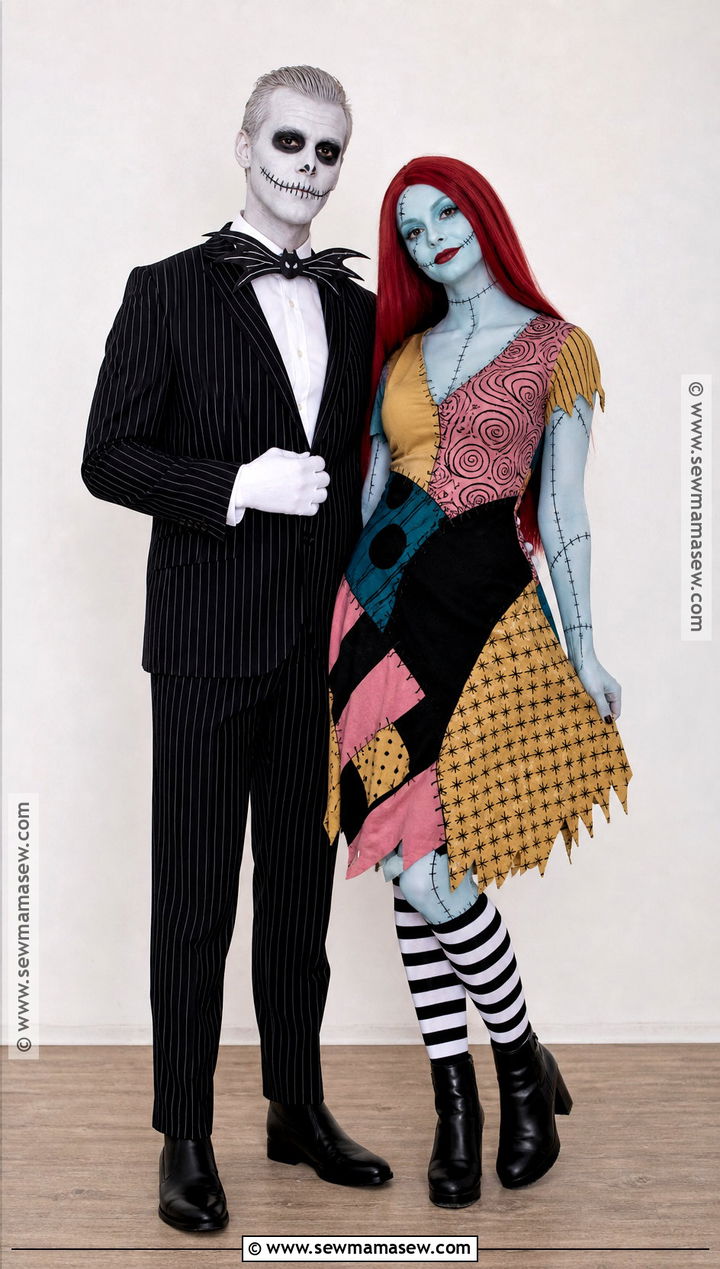 Jack And Sally Costume - 45 cute couple halloween costumes