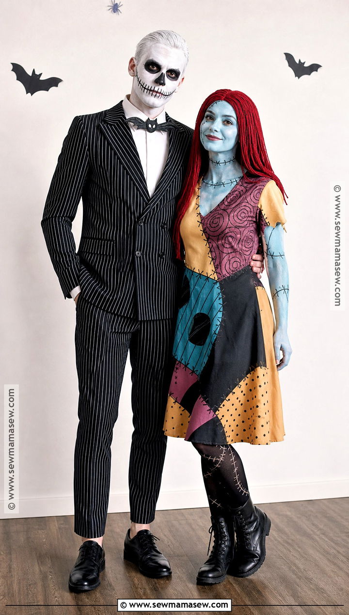 Jack And Sally Couple Costume - 35 cute couple costumes for halloween