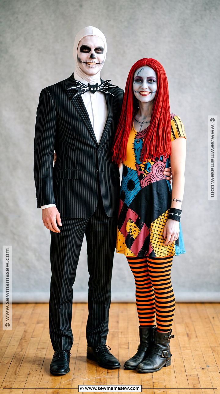 Jack And Sally Couple Costume - 35 disney costume ideas