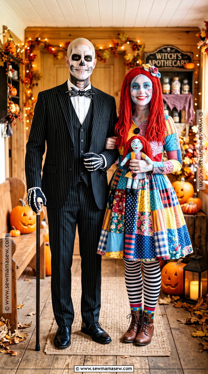 Jack And Sally Couple Costume - 40 couple costume ideas