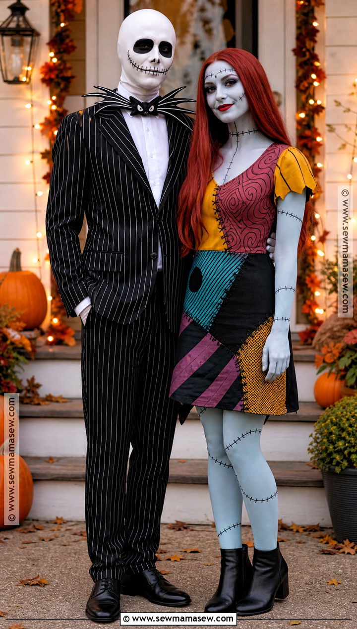 Jack And Sally Couple Costume - 40 disney costume ideas