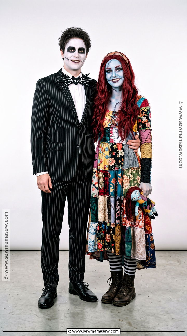 Jack And Sally Couple Costume - 40 iconic halloween costumes for couples