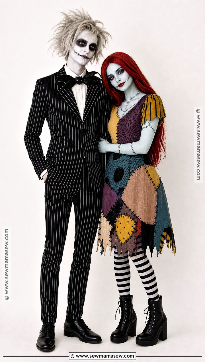 Jack And Sally Couple Costume - 45 duo halloween costumes for couples