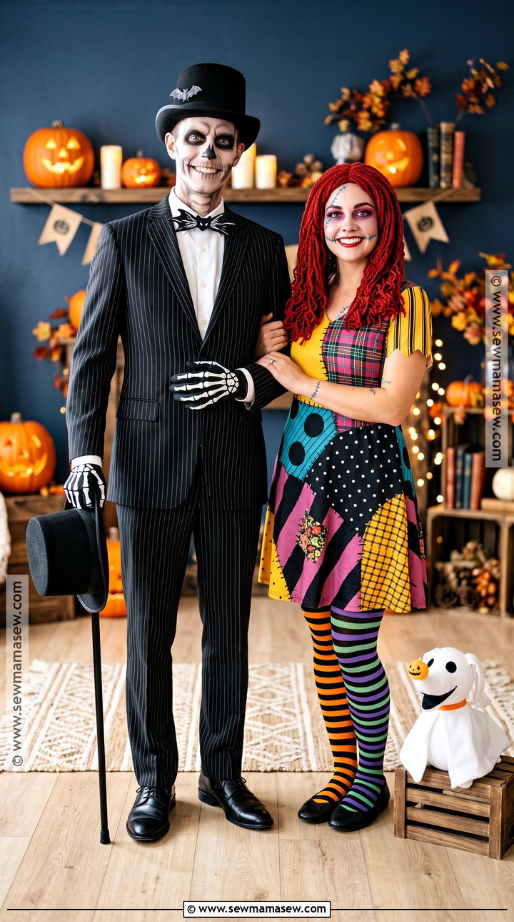Jack And Sally Duo Costume - 50 halloween costumes duo