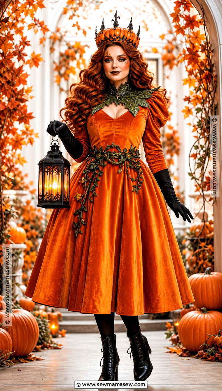 Jack O Lantern Queen Horror Costume - 40 horror costume ideas