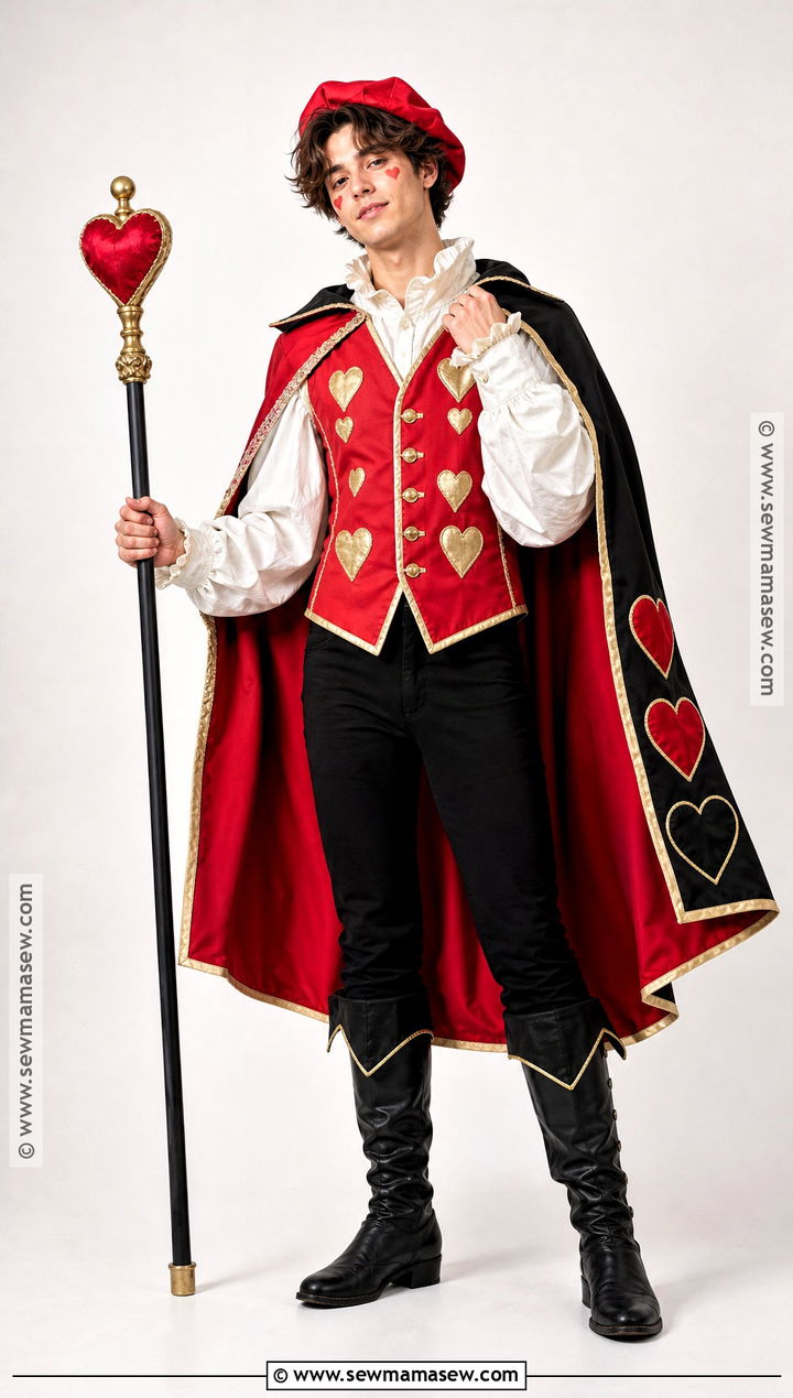 Jack Of Hearts Playing Card Costume - 30 playing card costume ideas
