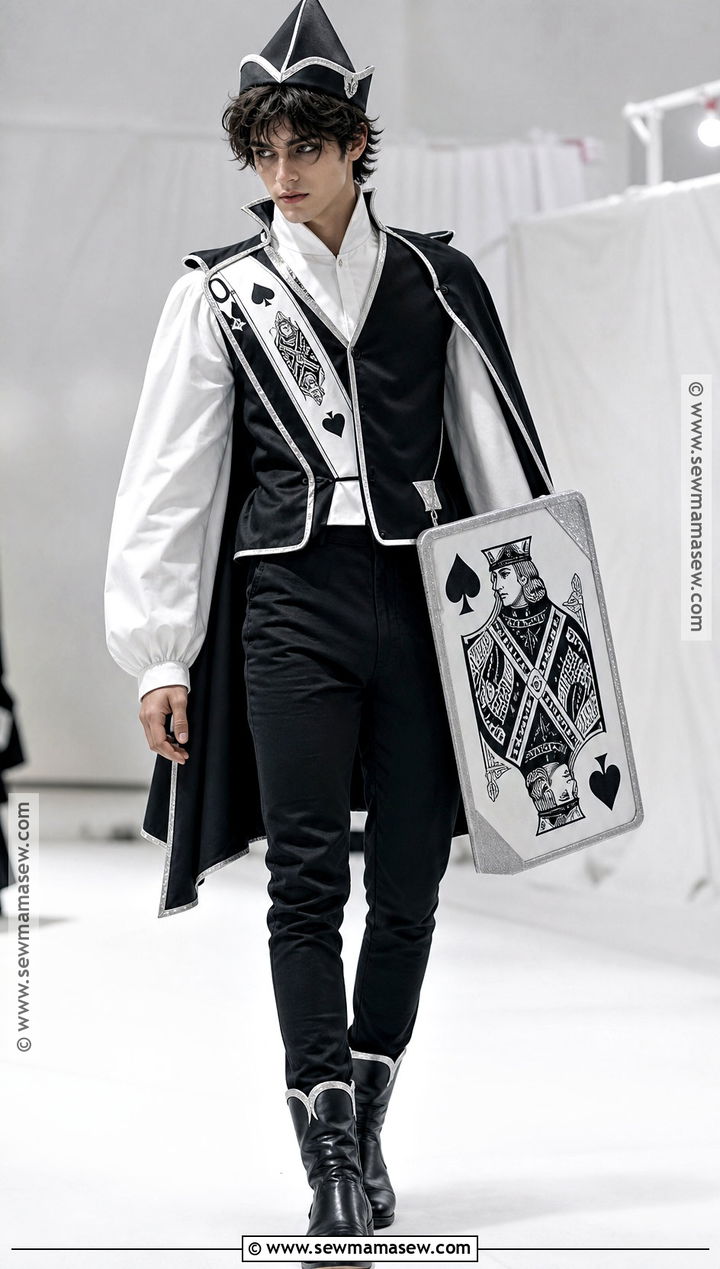 Jack Of Spades Playing Card Costume - 30 playing card costume ideas