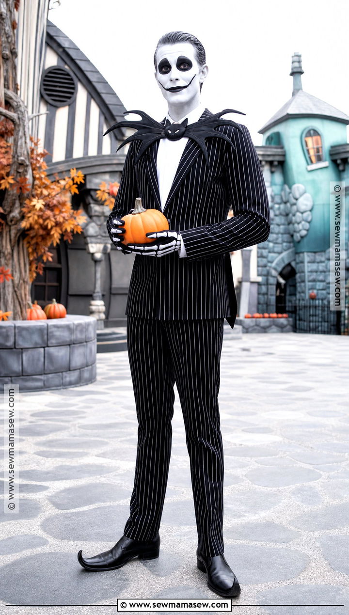 Jack Skellington Pinstripe Costume - 35 tim burton costumes