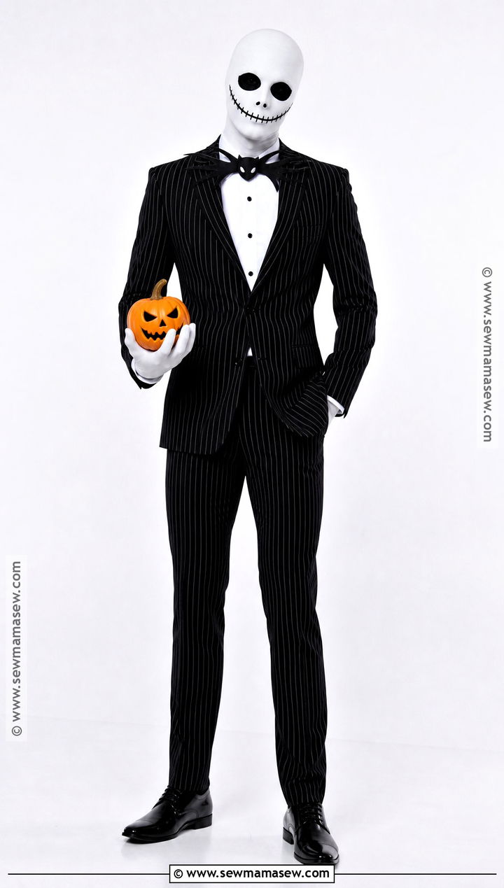 Jack Skellington Pinstripe Costume - 35 tim burton halloween costumes