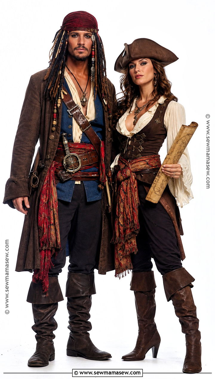 Jack Sparrow And Elizabeth Swann Couple Costume - 30 Jack Sparrow Halloween Costume Ideas