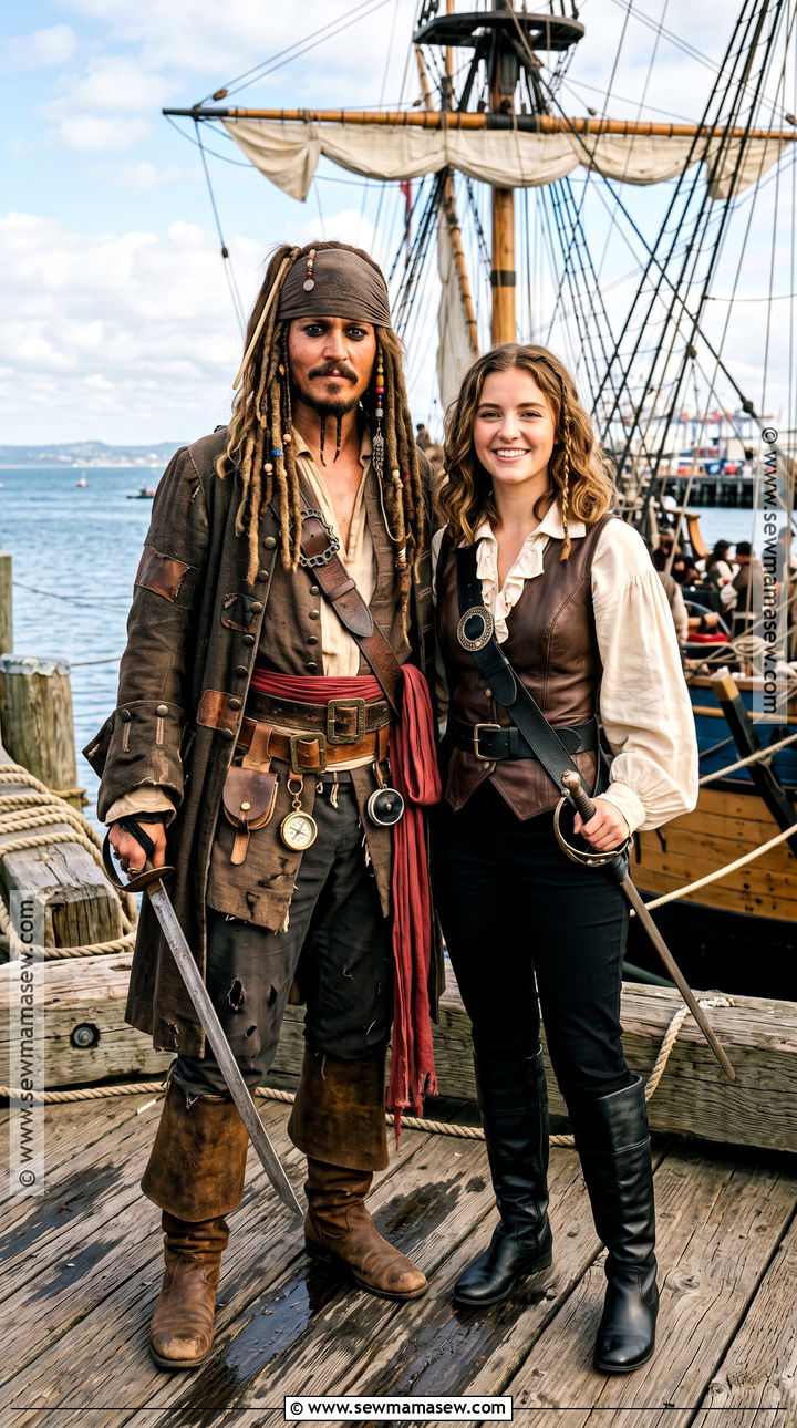 Jack Sparrow And Will Turner Couple Costume - 30 Jack Sparrow Halloween Costume Ideas