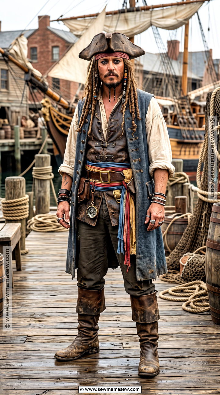 Jack Sparrow Pirate Movie Costume - 30 Movie Costume Ideas