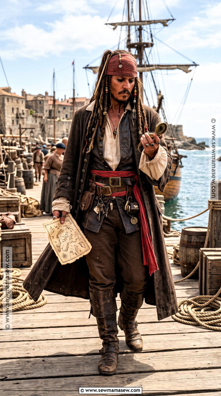 Jack Sparrow Pirate Movie Costume - 30 iconic movie halloween costumes