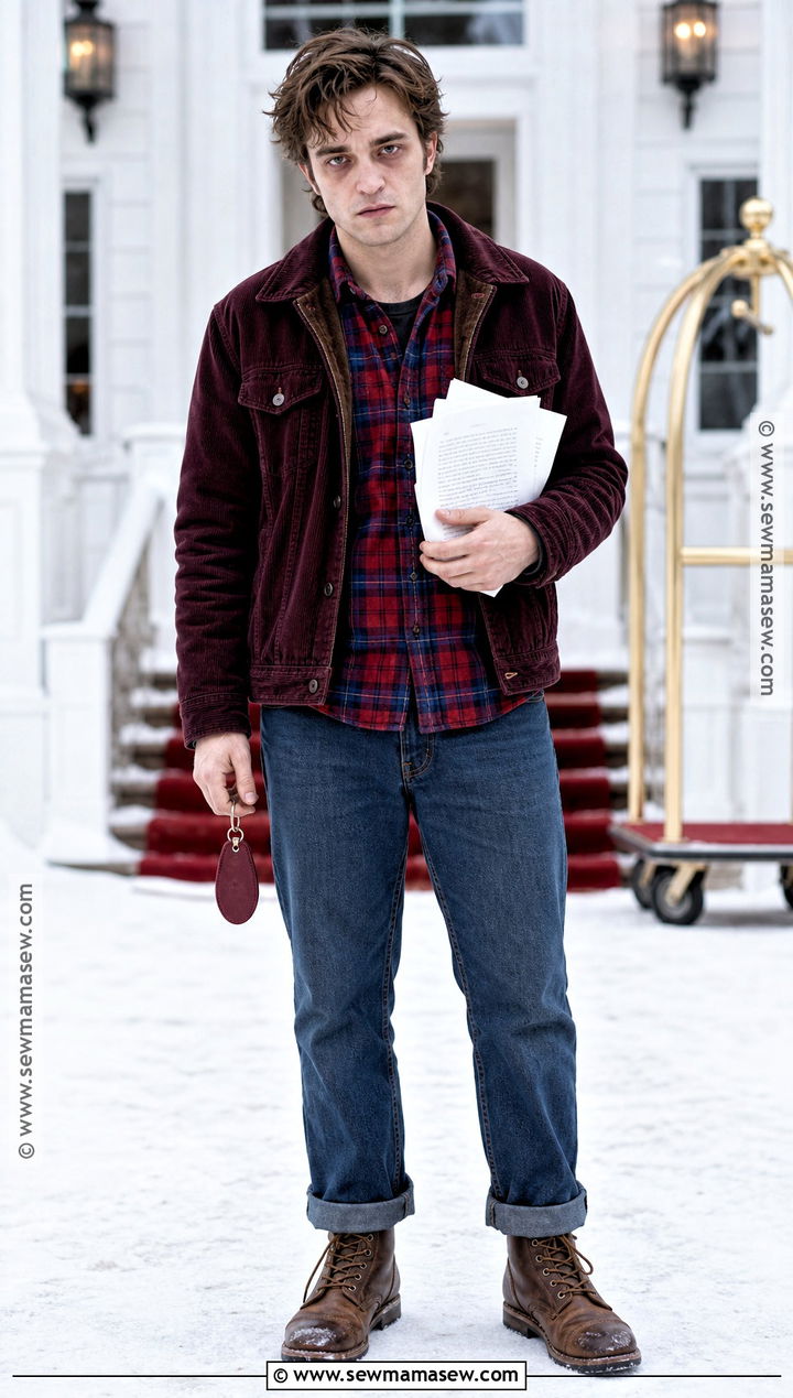 Jack Torrance Costume With Burgundy Jacket - 30 scary movie costumes