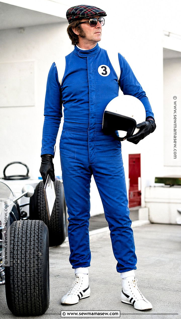 Jackie Stewart Tartan Cap Driver Costume - 30 F1 Driver Halloween Costume Ideas
