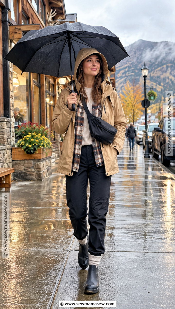 Jackson Hole Fall Rainy Day Outfit - 20 Jackson Hole Fall Outfit Ideas