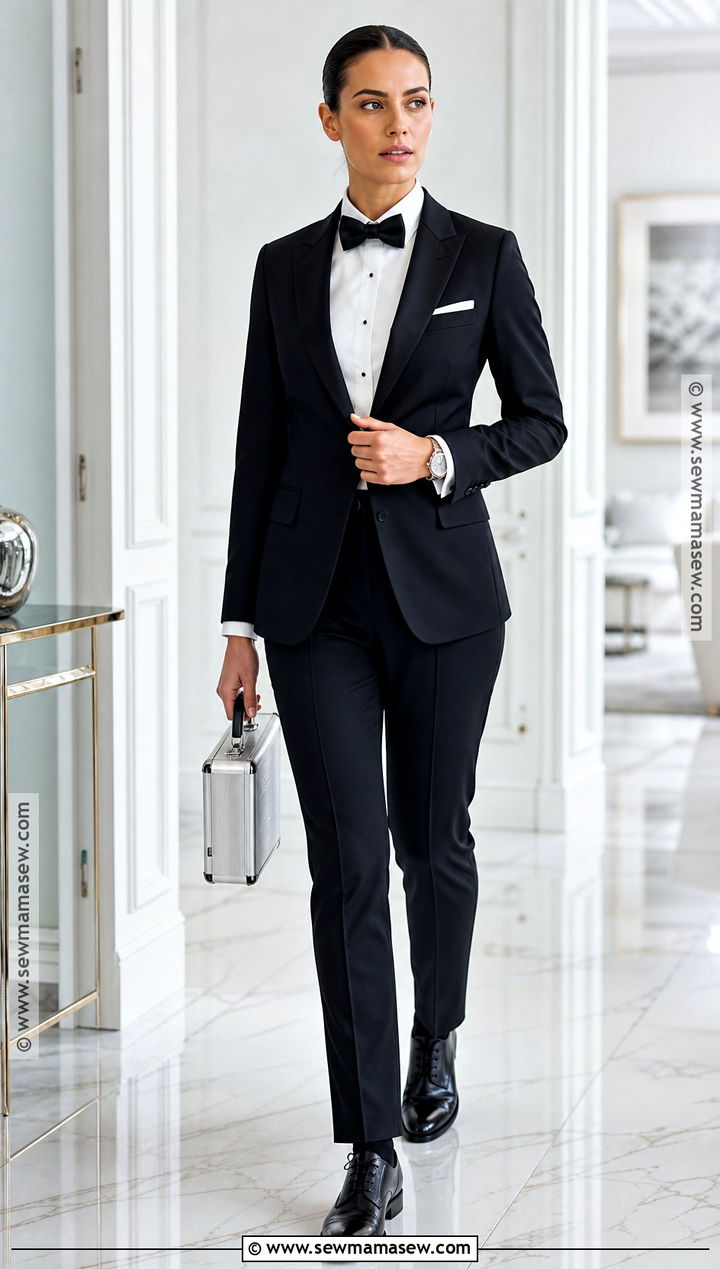 James Bond Costume With Black Tuxedo - 30 Masc Halloween Costumes for Women