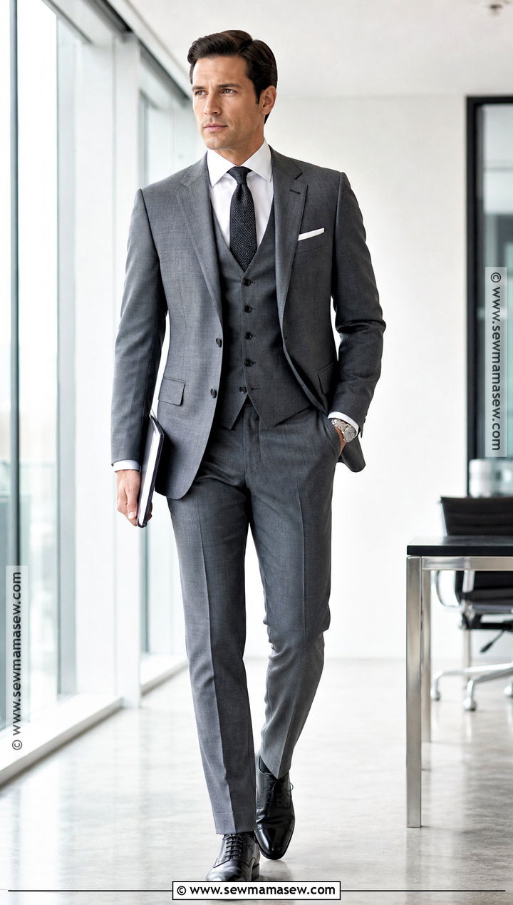 James Bond Gray Three Piece Suit Costume - 30 james bond costume ideas