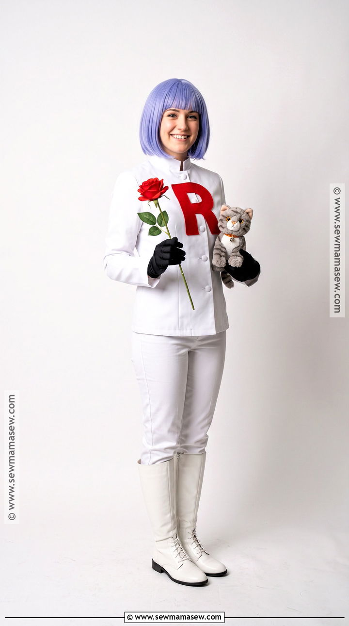 James Team Rocket Costume With Blue Hair - 30 blue hair costume ideas