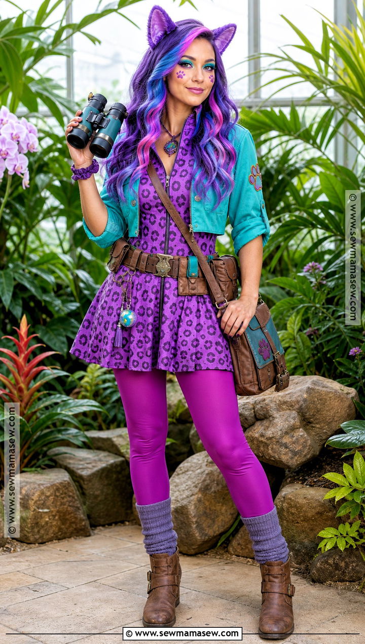Jane Boolittle Costume With Animal Print Dress - 35 monster high characters costumes