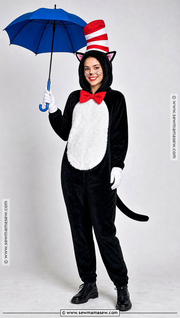 Janelle Monae Cat In The Hat Costume - 30 iconic celebrity halloween costumes