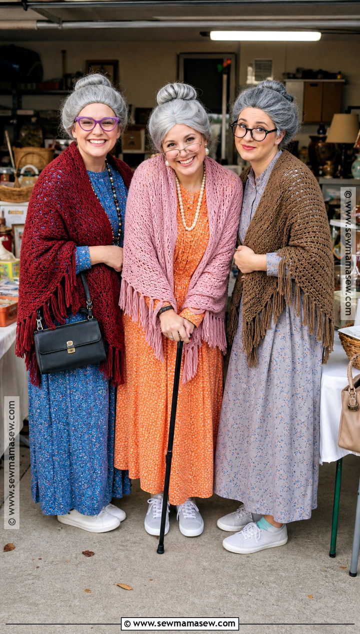 Janet Rita And Gladys Bluey Grannies Trio Costume - 30 bluey grannies costume ideas