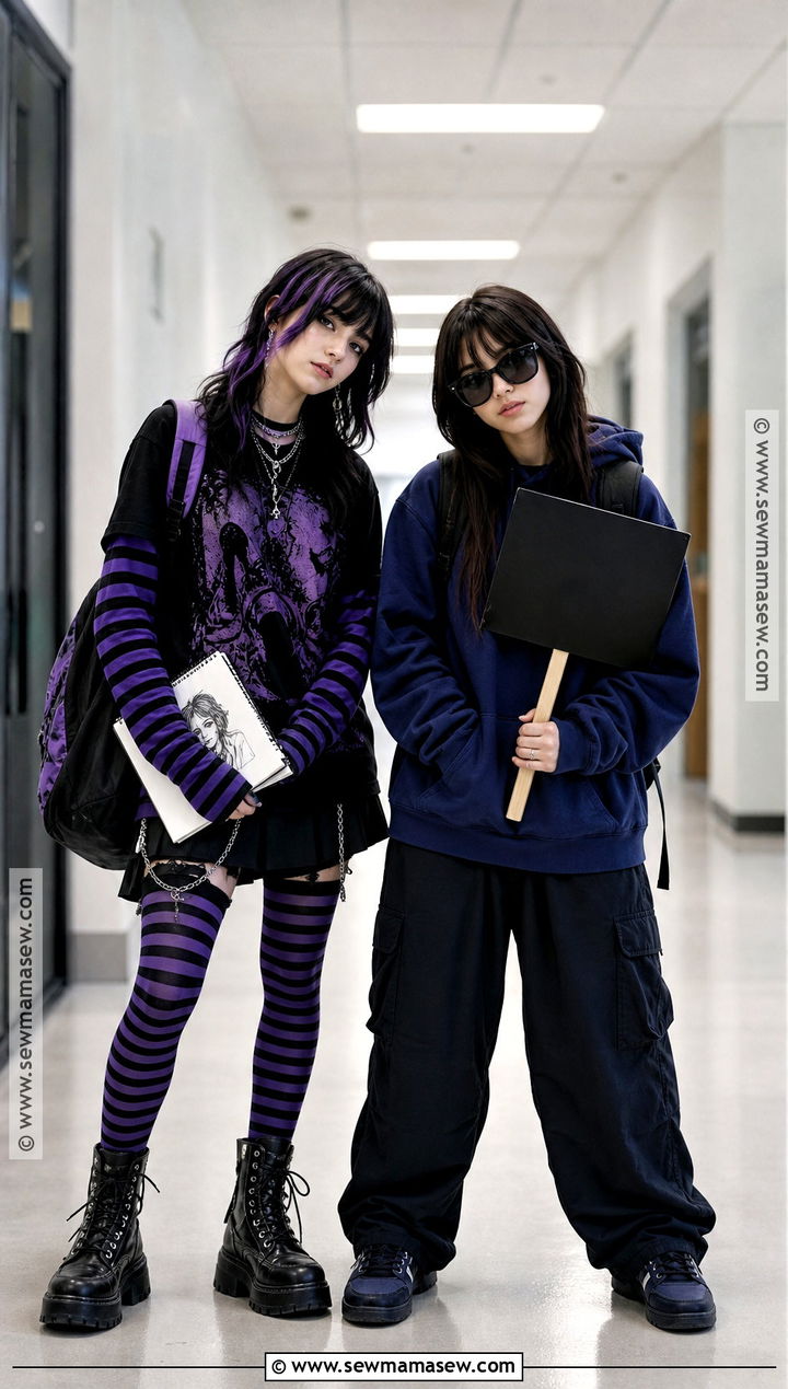 Janis And Damian Duo Costume - 30 Mean Girls Costume Halloween Ideas