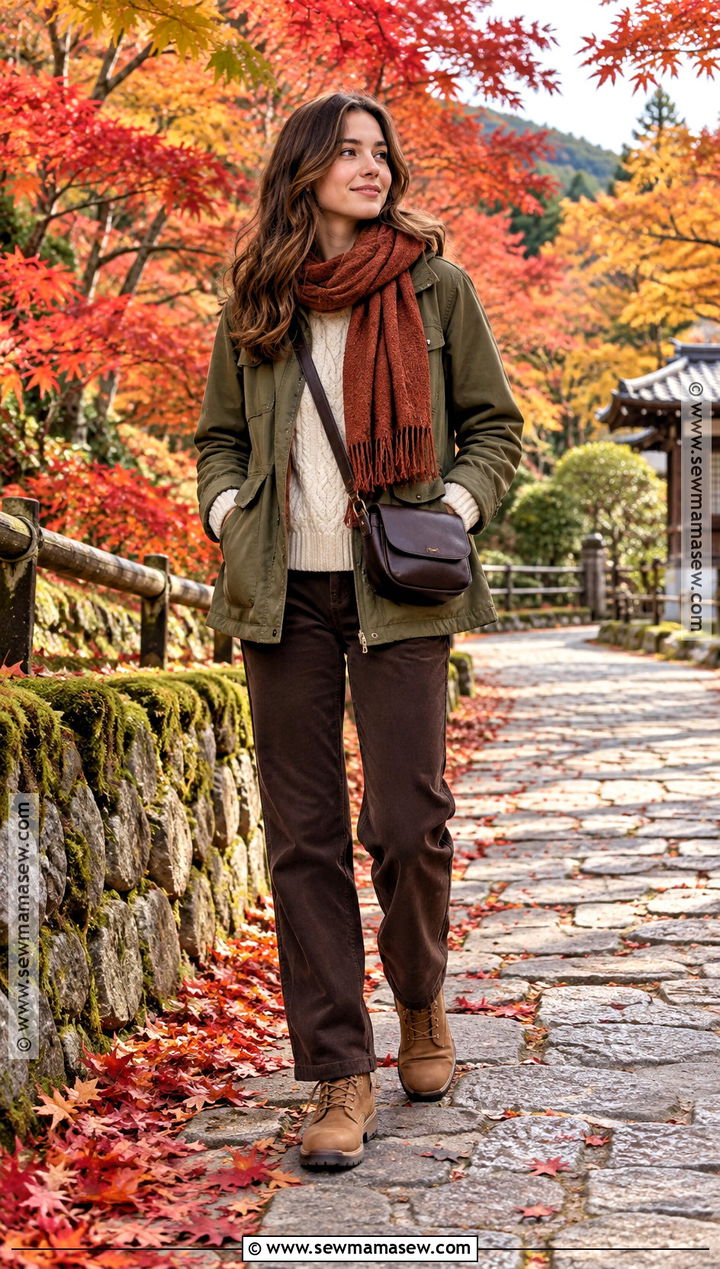 Japan Autumn Foliage Outfit - 20 November Japan Outfits