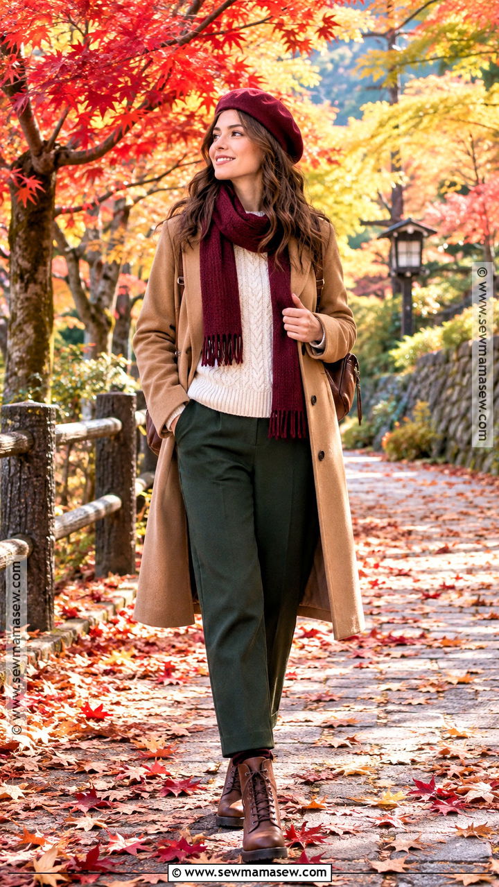 Japan Autumn Foliage Viewing Outfit - 20 Autumn Japan Outfit Ideas for Women