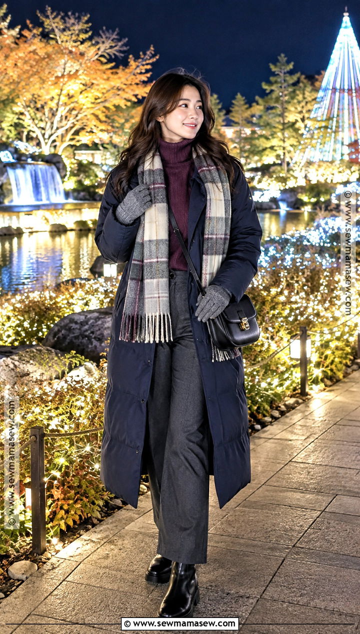 Japan Evening Illumination Outfit - 20 November Japan Outfits