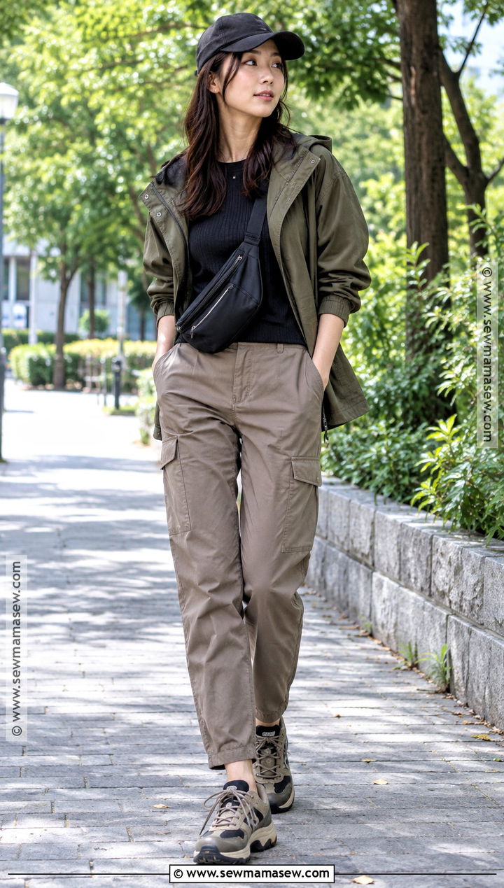 Japan Fall Utility Jacket and Cargo Pants Outfit - 25 japan outfits fall