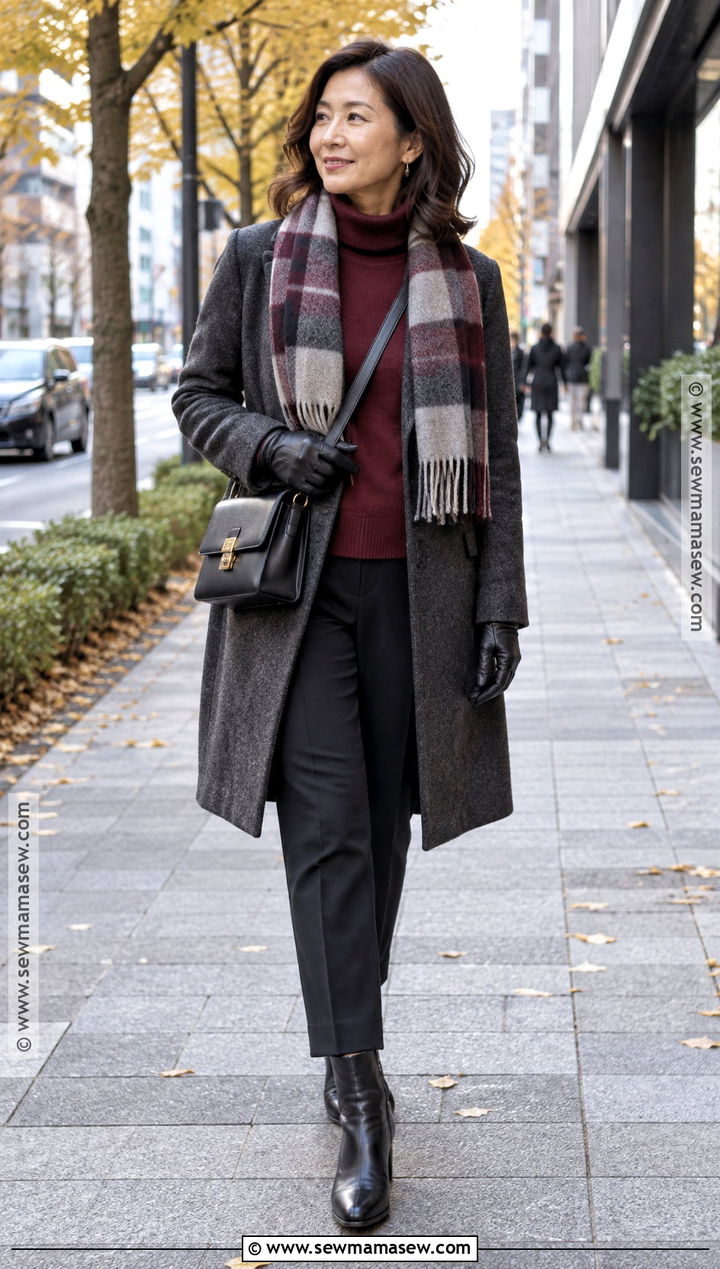 Japan Late November Wool Coat Outfit - 20 Japan Outfits November