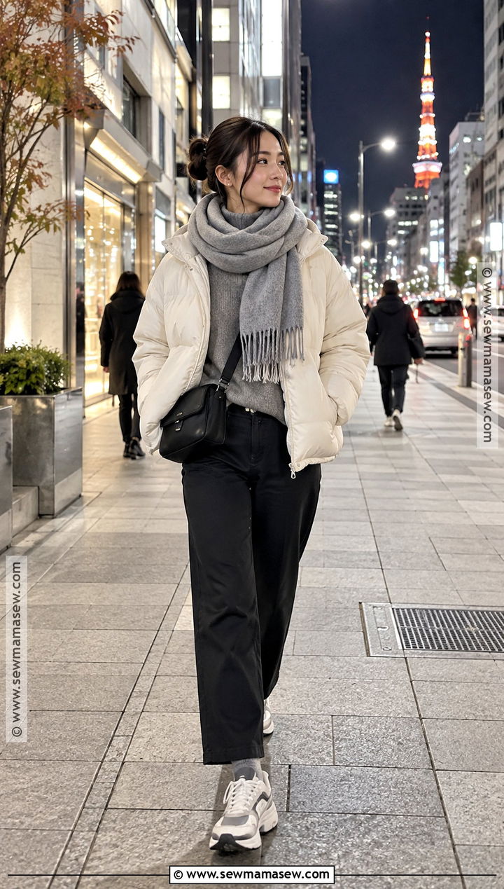 Japan November Puffer Jacket Outfit - 25 japan november outfit ideas