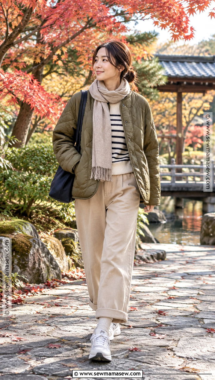 Japan November Quilted Jacket Outfit - 25 japan november outfit ideas