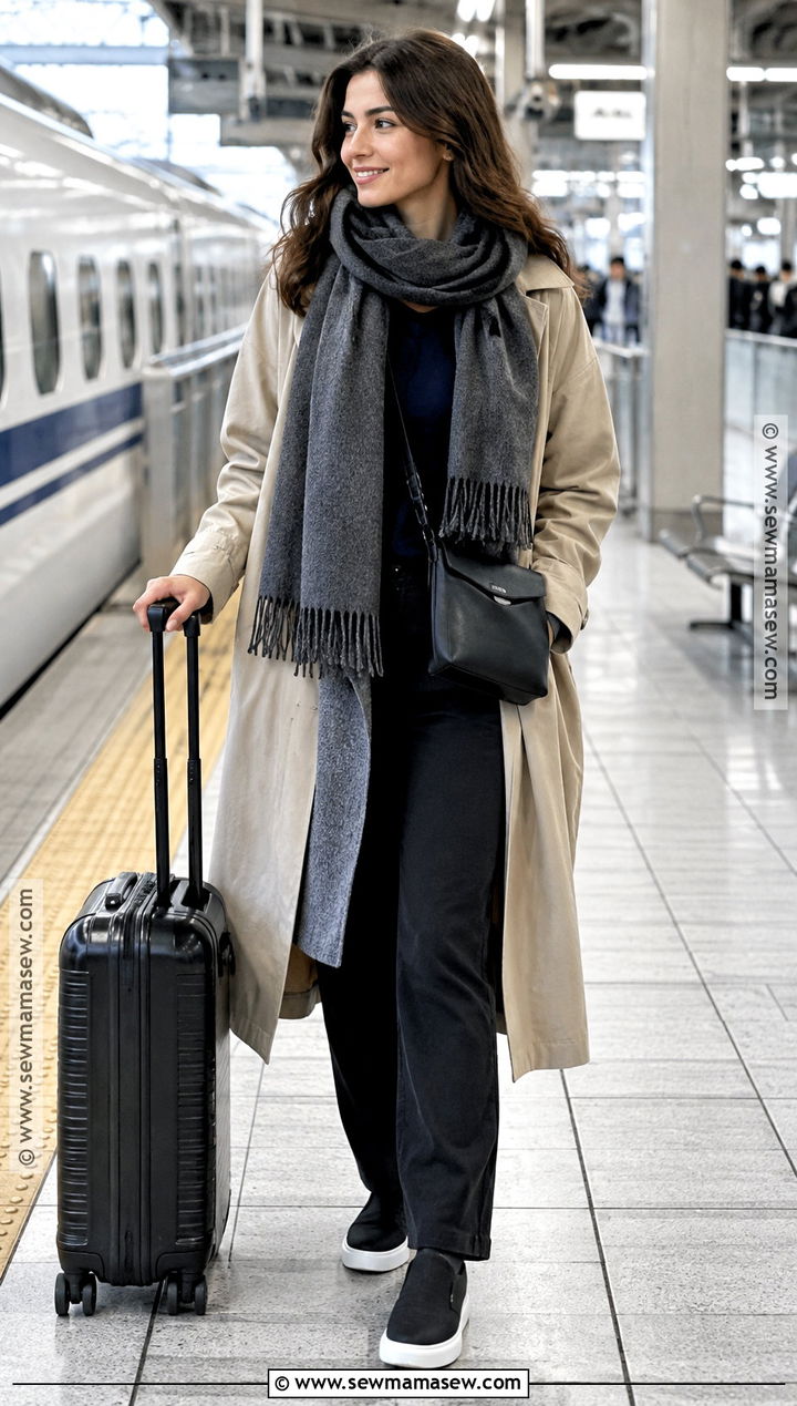 Japan Train Travel Outfit - 20 Japan Outfits November