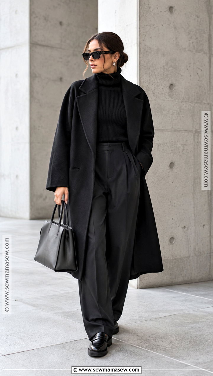 Japanese Fall Outfit With Monochrome Layers - 15 fall outfits japanese