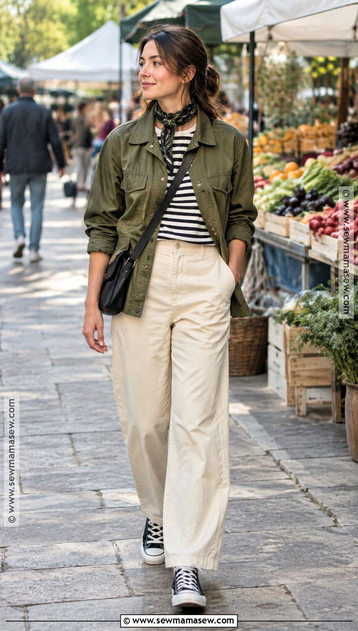 Japanese Fall Outfit With Utility Jacket - 15 fall outfits japanese