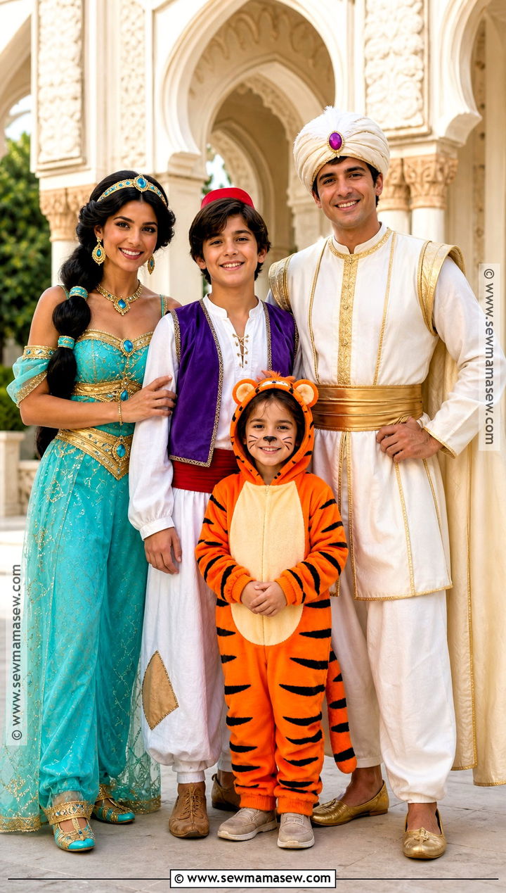 Jasmine Aladdin Rajah And Sultan Family Costume - 35 Jasmine And Aladdin Costumes